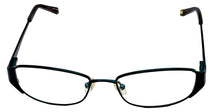 Load image into Gallery viewer, Jones New York Womens Metal Rectangle Eyewear Frame, J472 Teal 52mm

