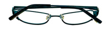 Load image into Gallery viewer, Jones New York Womens Metal Rectangle Eyewear Frame, J472 Teal 52mm
