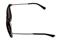 Load image into Gallery viewer, John Varvatos Mens Black Plastic Square Sunglass V544 Mirror Lens
