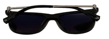 Load image into Gallery viewer, John Varvatos Mens Black Plastic Square Sunglass V544 Mirror Lens
