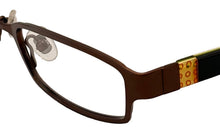 Load image into Gallery viewer, Jones New York Womens Rectangle Brown n Beige Metal J606. 51mm
