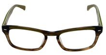 Load image into Gallery viewer, Police Mens Ophthalmic Frame Brown Green Rectangle V1697M 0P90
