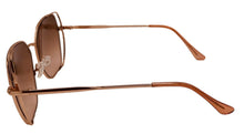Load image into Gallery viewer, Guess Sunglass Womens Rose Gold Oversized Square Gradient Lens GF0416. 28F
