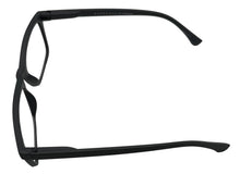 Load image into Gallery viewer, Perry Ellis  Mens Matte Black Plastic Rectangle Reading Glass PEBX 53 2.5
