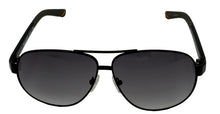 Load image into Gallery viewer, Timberland Sunglass Mens Black Metal Aviator Smoke Gradient Lens TB7095 2B
