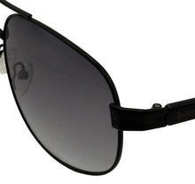Load image into Gallery viewer, Timberland Sunglass Mens Black Metal Aviator Smoke Gradient Lens TB7095 2B
