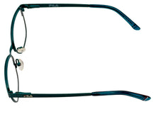 Load image into Gallery viewer, Fila Big Kids Soft Square Eye Metal Eyewear Frame VF1150 Teal 48mm
