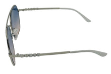 Load image into Gallery viewer, Guess Sunglass Womens Light Nickeltin Oversized Square Gradient Lens GF0415. 10W
