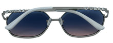 Load image into Gallery viewer, Guess Sunglass Womens Light Nickeltin Oversized Square Gradient Lens GF0415. 10W
