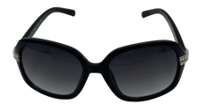 Load image into Gallery viewer, Guess Sunglass Womens Black Overside Rectangle Plastic, Gradient Lens GF0405. 1B
