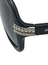 Load image into Gallery viewer, Guess Sunglass Womens Black Overside Rectangle Plastic, Gradient Lens GF0405. 1B
