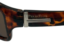 Load image into Gallery viewer, Perry Ellis Mens Sunglass Tortoise Plastic Rectangle Wrap, Brown Lens PE13 4
