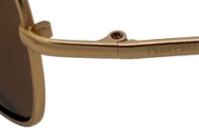 Load image into Gallery viewer, Perry Ellis Mens Sunglass Mens Silver, Matt Gold Metal Aviator Brown Lens PE22 3
