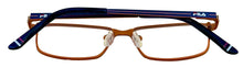 Load image into Gallery viewer, Fila Big Kids Navy Rectangle Metal Eyewear Frame VF1152. 46mm
