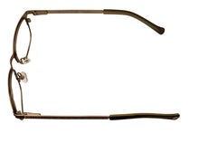 Load image into Gallery viewer, Lucky Big Kids Ophthalmic Soft Rectangle Metal Frame. Smarty Brown 45mm
