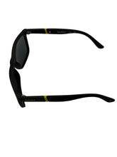 Load image into Gallery viewer, Timberland Matte Black Mens Plastic Rectangle Sunglass, Smoke Lens TB7184 2A
