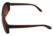 Load image into Gallery viewer, Esprit Womens Sunglass Brown Fade Fashion Rectangle, Gradient Lens 19352 535
