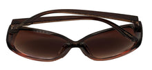 Load image into Gallery viewer, Esprit Womens Sunglass Brown Fade Fashion Rectangle, Gradient Lens 19352 535
