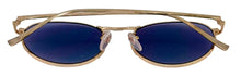 Load image into Gallery viewer, Sting Mens Gold Round Metal Sunglass, Gold Flash Lens SST 189 300W
