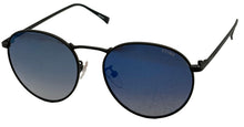 Load image into Gallery viewer, Sting Mens Metal Black Metal Round Sunglass Blue Mirror Lens SST189 531
