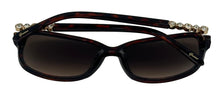 Load image into Gallery viewer, Guess Womens Dark Havana Rectangle Plastic Sunglasses, Gradient Lens GF0393 52F
