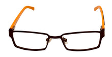 Load image into Gallery viewer, Converse Big Kids Brown Ophthalmic Soft Rectangle Metal Frame K010 47mm
