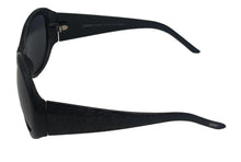 Load image into Gallery viewer, Esprit Womens Sunglass Black Round Flower Plastic Fashion, Smoke Lens 19308 538
