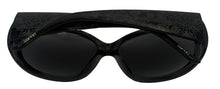 Load image into Gallery viewer, Esprit Womens Sunglass Black Round Flower Plastic Fashion, Smoke Lens 19308 538
