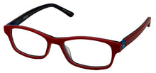 Load image into Gallery viewer, Fila Big Kids Red Soft Rectangle Plastic Eyewear Frame VF9463 47mm
