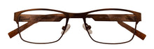 Load image into Gallery viewer, Converse Big Kids Rectangle Brown Metal Eyewear Frame K025. 48mm
