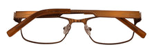Load image into Gallery viewer, Converse Big Kids Rectangle Brown Metal Eyewear Frame K025. 48mm
