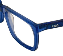 Load image into Gallery viewer, Fila Big Kids Blue Rectangle Plastic Eyewear Frame VF1286. 47mm
