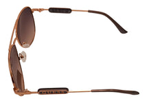 Load image into Gallery viewer, Guess Sunglass Mens Gold Metal Aviator, Blue Gradient Lens GO00001. 28W
