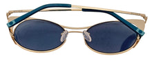Load image into Gallery viewer, Sting Womens Metal Metal Round Cateye Sunglass Smoke Lens SST135 02AB
