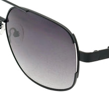 Load image into Gallery viewer, Guess Sunglass Women's Black Square Metal Aviator, Smoke Lens GF0227. 1B
