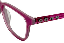Load image into Gallery viewer, Fila Big Kids Pink Soft Rectangle Plastic Eyewear Frame VF1149 48mm
