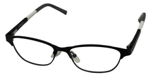 Load image into Gallery viewer, Fila Big Kids Black White Rectangle Metal Eyewear Frame VF9464.. 47mm
