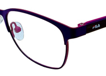 Load image into Gallery viewer, Fila Big Kids Purple Rectangle Metal Eyewear Frame VF9465 . 48mm
