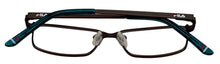 Load image into Gallery viewer, Fila Big Kids Gunmetal Rectangle Metal Eyewear Frame VF1152. 46mm
