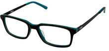 Load image into Gallery viewer, Fila Big Kids Black Rectangle Plastic Eyewear Frame VF1153. 47mm
