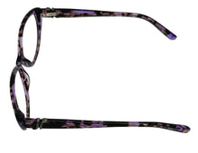 Load image into Gallery viewer, Jones New York Women Plastic Rectangle Eyewear Frame J757 Purple Tortoise 52mm
