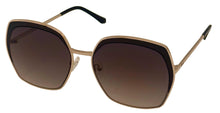 Load image into Gallery viewer, Guess Sunglass Womens Rose Gold Oversized Square Gradient Lens GF0410. 32B
