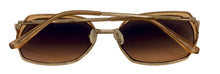 Load image into Gallery viewer, Guess Sunglass Womens Gold Oversized Square Brown Gradient Lens GF0410. 33F
