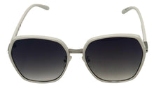 Load image into Gallery viewer, Guess Sunglass Womens White Oversized Square Plastic, Gradient Lens GF0407 21B
