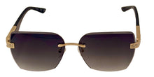 Load image into Gallery viewer, Guess Sunglass Womens Gold Oversized Rimless Square Plastic, GO00022. 32B
