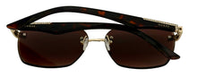 Load image into Gallery viewer, Guess Sunglass Womens Gold Oversized Rimless Square Plastic, GO00022. 32F
