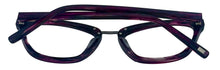Load image into Gallery viewer, Jones New York Mens Soft Rectangle Purple Plastic Eyewear Frame. J766. 52mm

