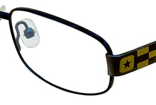 Load image into Gallery viewer, Converse Big Kids Navy Ophthalmic Soft Rectangle Metal Frame K005 49mm
