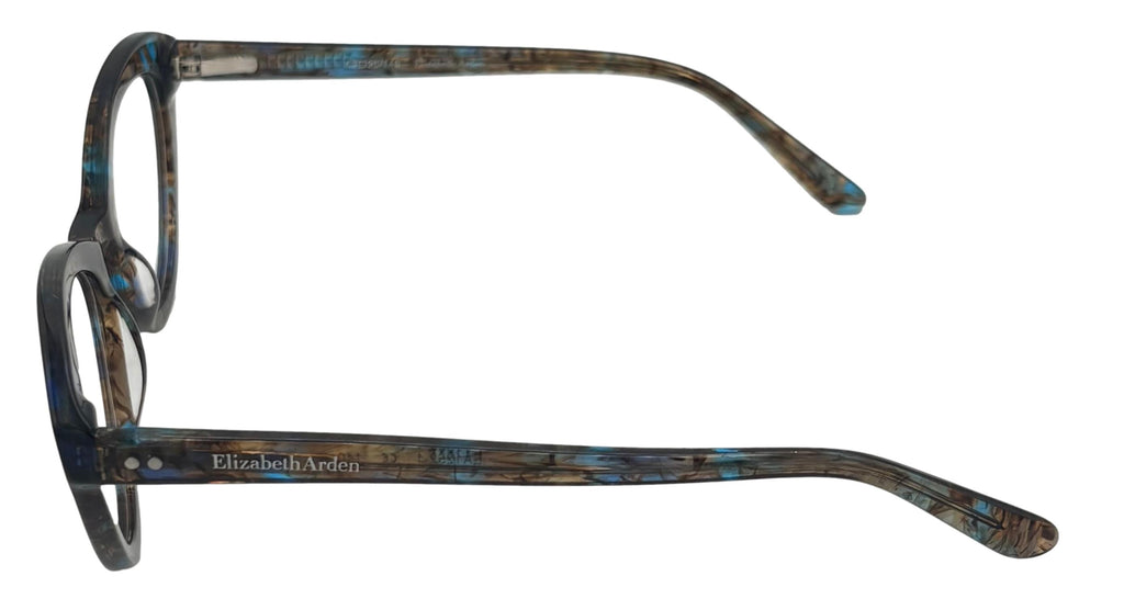 Elizabeth Arden Eyeglass Tortoise Multi Cateye Plastic Frame, 1252. #2. 53mm