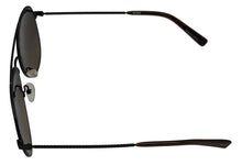 Load image into Gallery viewer, Tumi Mens Black Mens Metal Aviator Sunglass, Brown Lens STU 008 531
